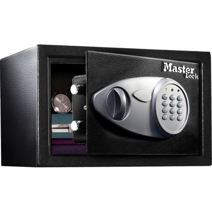 Master Lock X055ML Χρηματοκιβώτιο με Ψηφιακό Κλείδωμα και Κλειδί, Ξενοδοχείου-0