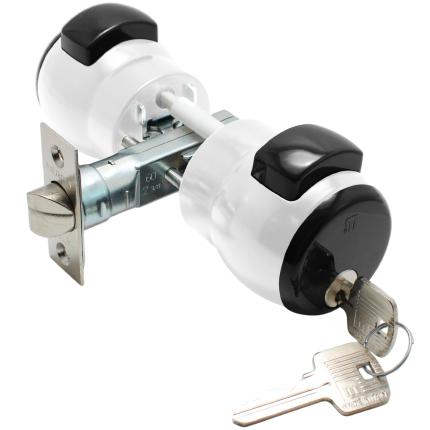 MERONI Nova N15 Κλειδαριά πομόλου με κλειδί για ξενοδοχειακές μονάδες ή γραφεία | 5 χρώματα-0