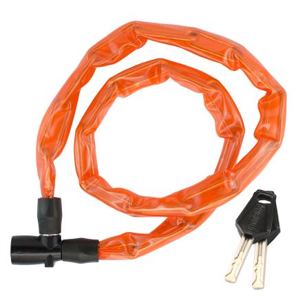 Κλειδαριά ONGUARD Lightweight 8196 ποδηλάτου με κλειδί με λαστιχένιο διαφανές κάλυμμα 0.80m | 5 χρώματα-0