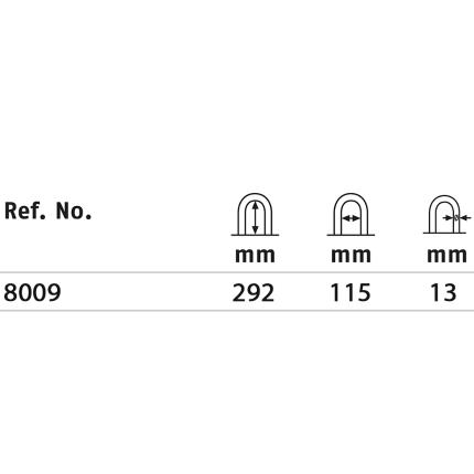 Κλειδαριά ONGUARD Bulldog LS 8009 U πέταλο μοτοποδηλάτου με κλειδί-1