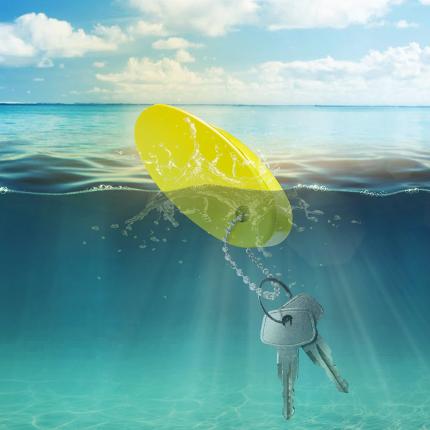 Μπρελόκ θαλάσσης που Επιπλέει SILCA AVK404089 | 6 χρώματα-3