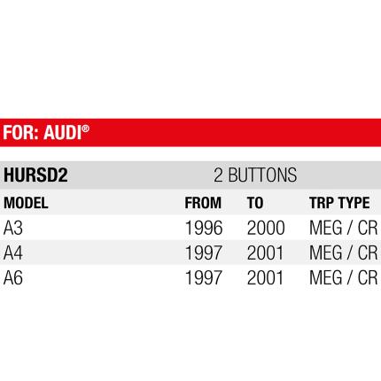 AUDI Λαστιχάκι ανταλλακτικό για Κλειδί 2 κουμπιά SILCA | HURSD2-1