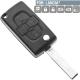 LANCIA Flip Key remote shell with 3 Buttons | HU83CRS7N