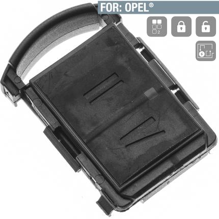 OPEL Key remote shell with 2 Buttons | HURSH2N-0