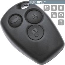 OPEL Key remote shell with 3 Buttons | NERS5