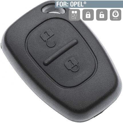 OPEL Key remote shell with 2 Buttons | VACRS2-0