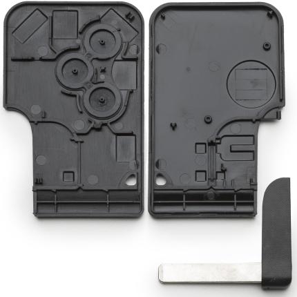 RENAULT Key - Card remote shell with 3 Buttons | VA150RS8-1