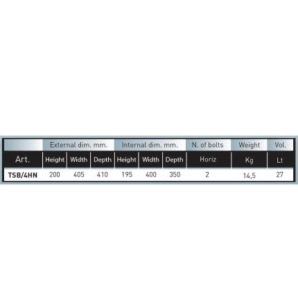 Safe with Digital Electronic Combination TECHNOMAX Hotel TSB/4HN-1