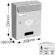 Mailbox VIOMETAL 801 ATHENS | 6 colours