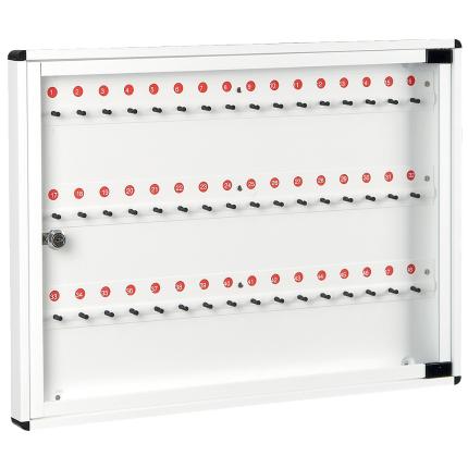 Key Cabinet with glass window - 48 keys Viometal 1548 | 2 colours-0