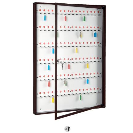 Key Cabinet with glass window - 96 keys Viometal 1596 | 2 colours-0