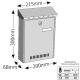 Mailbox VIOMETAL 304 PARIS | 6 colours