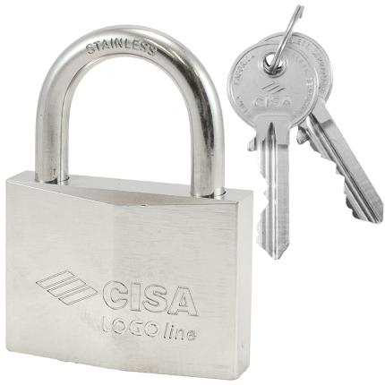 CISA 21790 Stainless Steel Padlock marine type | 3 sizes-0