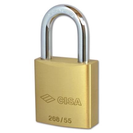 Monoblock body padlock CISA 26810.55 for integrating into single key systems-1