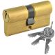 Cylinder Euro Profile 4-5 pin CISA locking line 08010 | Nickel & Brass 