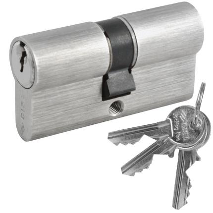 Cylinder Euro Profile 4-5 pin CISA locking line 08010 | Nickel & Brass -0