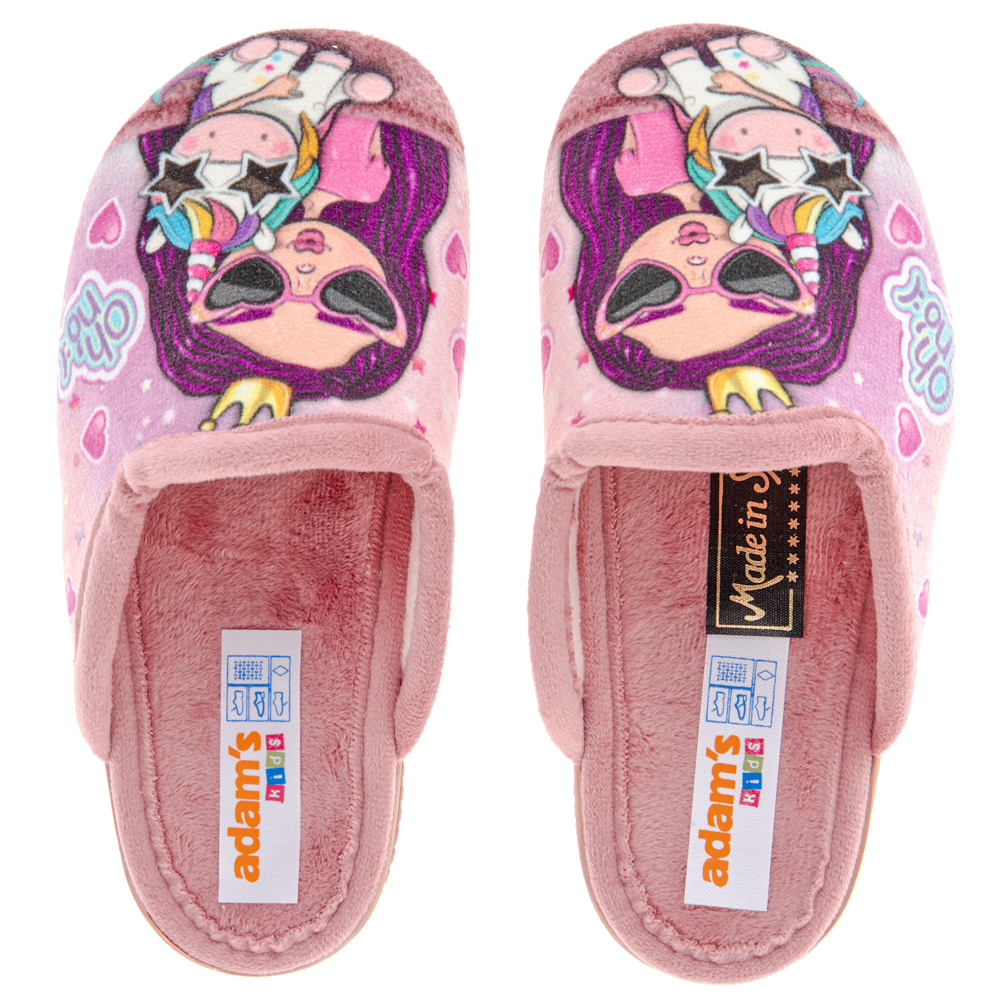 Παντόφλες για κορίτσι μονόκερος Adams Shoes 1-624-22801-38