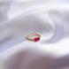 Δαχτυλίδι Επιχρυσωμένο 18Κ Ανοιγόμενο Με Ζιργκόν “Fushia”37015-34 Aventis Jewelry-0