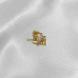 Σκουλαρίκια Επιχρυσωμένα 18Κ “Καρφωτά Με Ζιργκόν 9mm”4700109-18 Aventis Jewelry-1