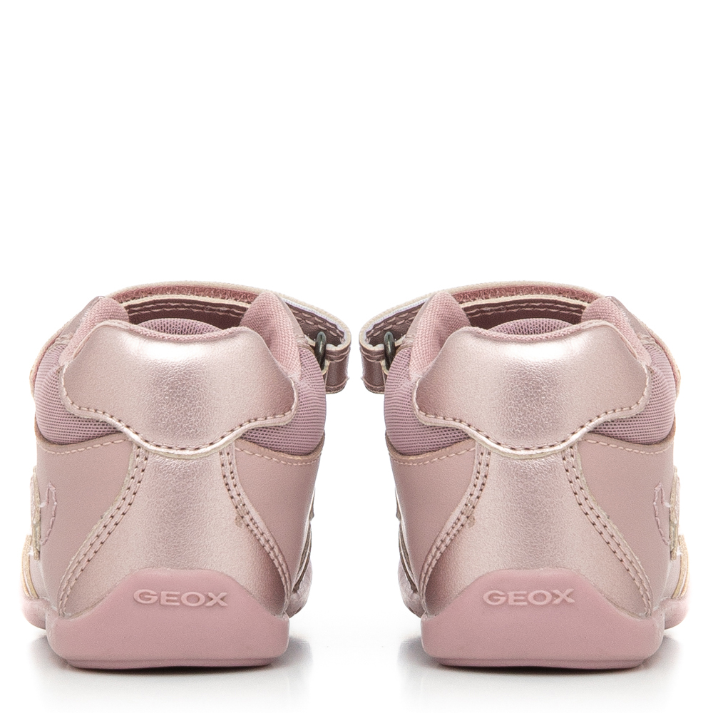Casual sneaker για κορίτσι 2 αυτοκόλλητα ροζ Geox  Β361QD 054ΑJ CΚ81W