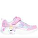 Sneaker με φωτάκια μονόκερος ροζ Skechers  302299L_ΡΚΤ  Collection SS 2024-0