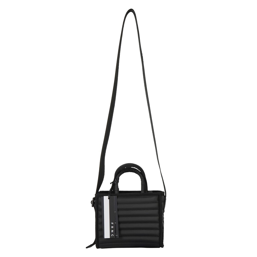 Γυναικεία τσάντα crossbody,χιαστί,ώμου σε χρυσό χρώμα FRNC 4630 BLK Collection SS2025