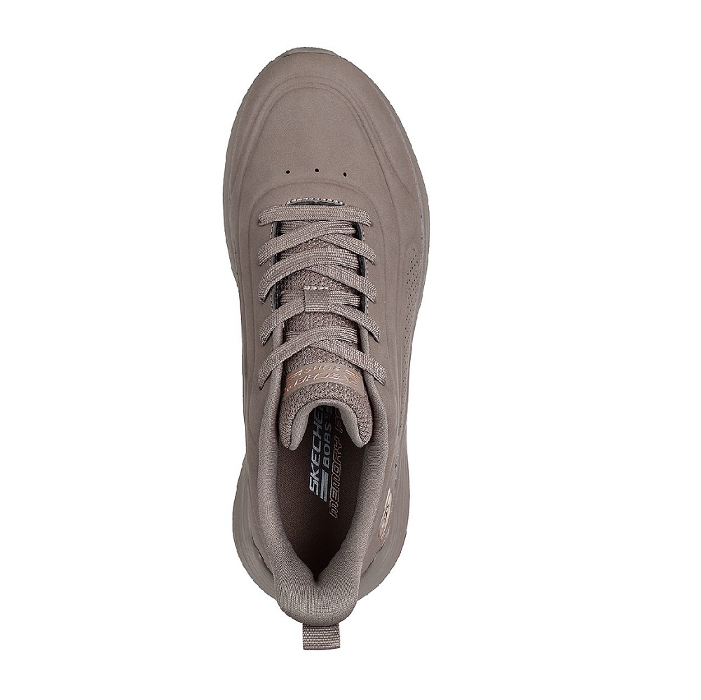 Γυναικείο sneaker σε ταουπε χρώμα Skechers Bob Squad Waves Just Wading 117485-ΤΡΕ