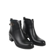 Γυναικείο δερμάτινο μποτάκι σε μαύρο χρώμα Ragazza 0361 Collection FW 2025 2