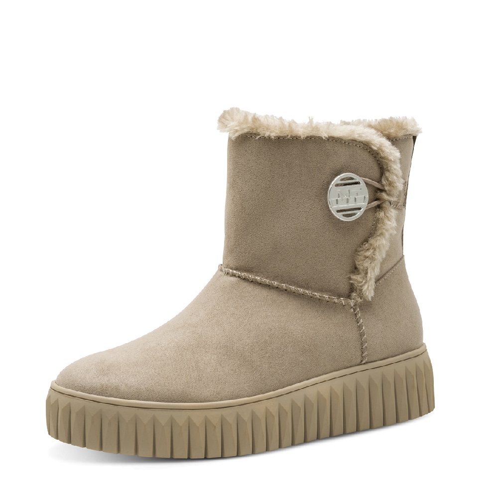 Γυναικείο μποτάκι με γούνα Marco Tozzi  2-26416-45  341  Collection FW 2025