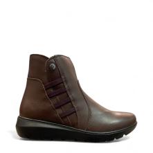 Γυναικείο ανατομικό δερμάτινο μποτάκι σε μαύρο χρώμα IIMAC IMA/856380