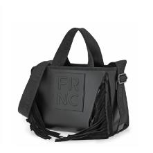 Γυναικεία Τσάντα Ώμου Μαύρη FRNC 6039 BLK 2