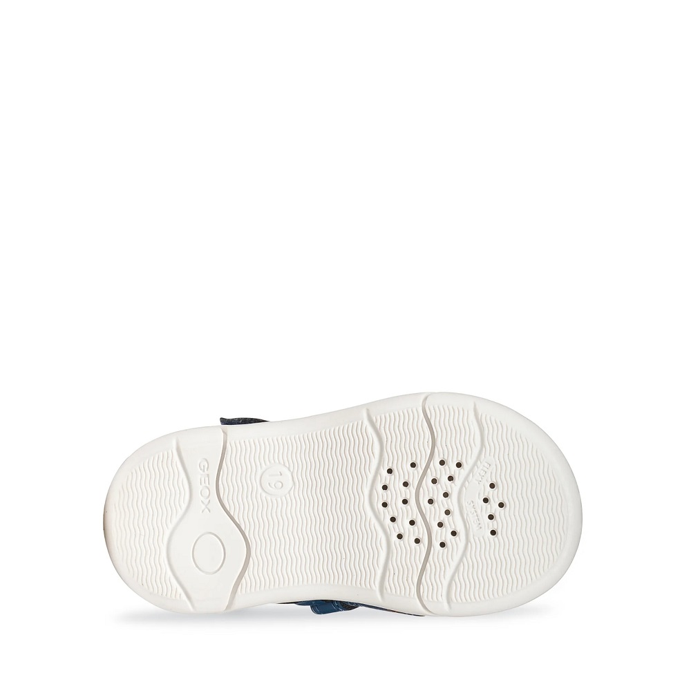 Παιδικό παπουτσοπέδιλο φια αγόρι μπλέ Geox  Β556ΕC05404C4277