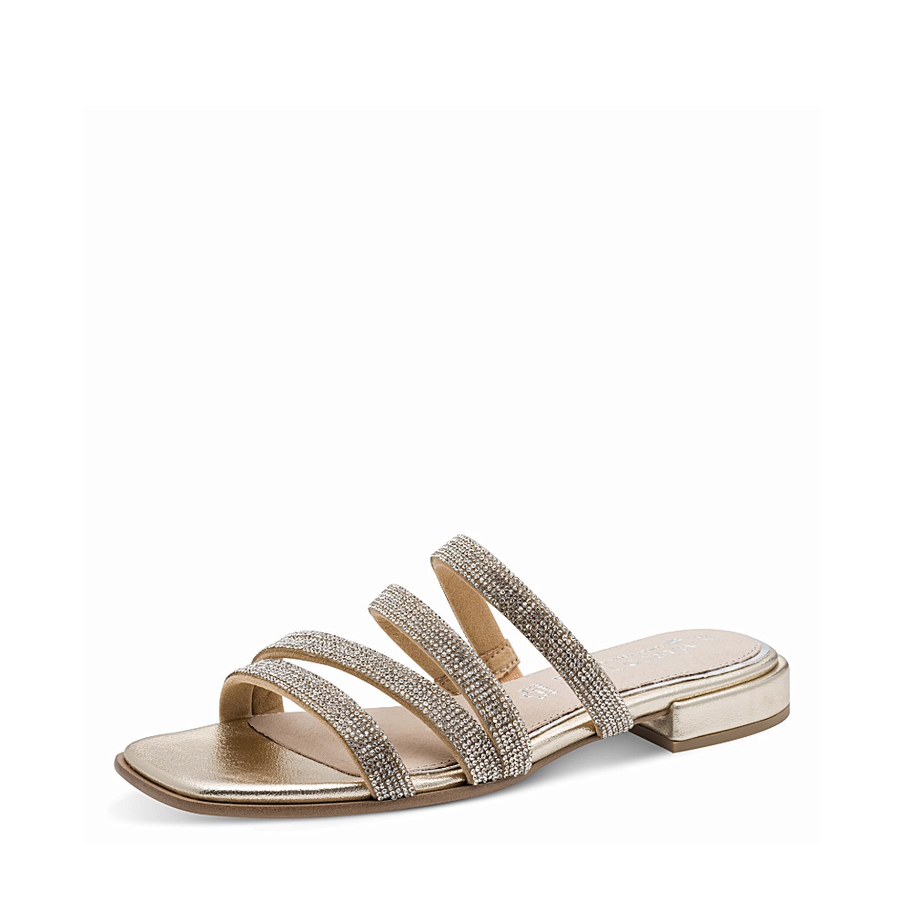 Γυναικείο αμπιγιέ  χρυσό σανδάλι Marco Tozzi  2-87101-46 940 Collection SS 2026