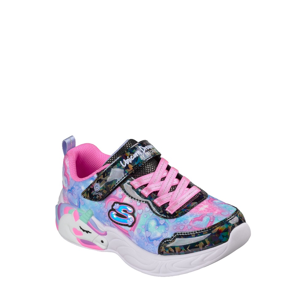 Παιδικό sneaker φωτάκια Unicorn dreams-Heart sparkles Skechers 303063LC/ΒΚΜΤ