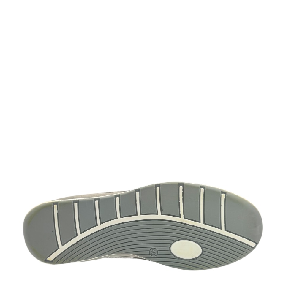 Ανδρικό δετό γκρί ν μπου δέρμα