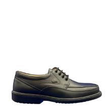 Ανδρικό δετό δέρμα μαύρο Boxer 10016