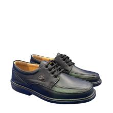 Ανδρικό δετό δέρμα μαύρο Boxer 10016 2