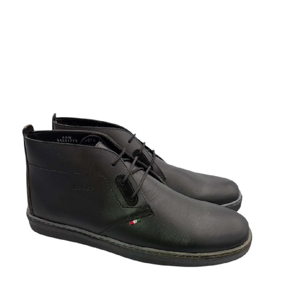 Ανδρικό  δερμάτινο μποτάκι Boxer 21070