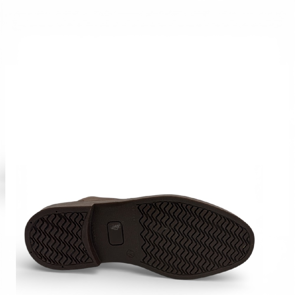 Ανδρικό μποτάκι δέρμα με κορδόνι