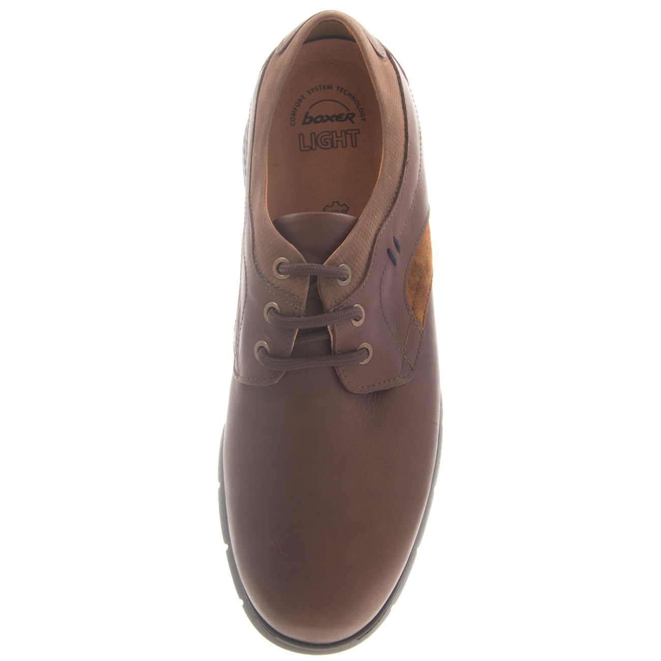 BOXER ΑΝΔΡΙΚΟ ΔΕΡΜΑΤΙΝΟ ΠΑΠΟΥΤΣΙ ΜΕ ΚΟΡΔΟΝΙ 21166