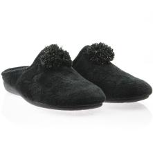 Γυναικεία παντόφλα μαύρη ADAMS SHOES 1-701-20520-29 2