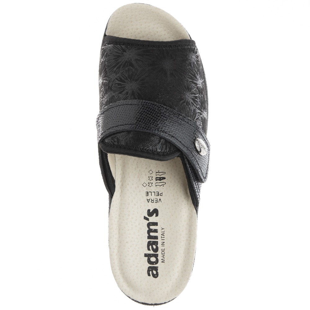 Γυναικεία παντόφλα μαύρο Adams Shoes 1-381-20004-25