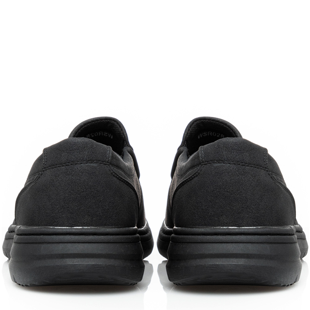Ανδρικό παπούτσι παντοφλέ μαύρο Il Mondo Comfort WSR028-7