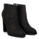 Μποτάκι για γυναίκα μαύρο suede Envie Shoes V45-16158-34-1
