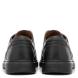 Ανδρικό παπούτσι δέρμα  κορδόνι μαύρο Il Mondo Comfort 381-P-2