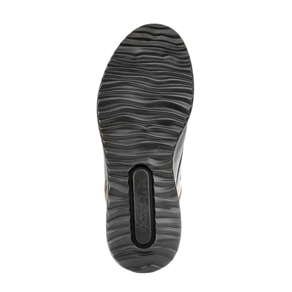 Boxer  16508 15-011 Δερμάτινα Ανδρικά Casual Παπούτσια Μαύρα