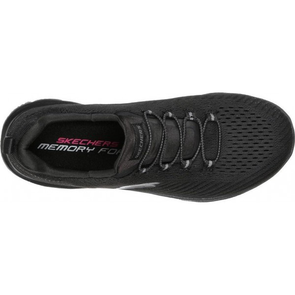 Γυναικείο Sneaker μαύρο mory foam Skechers Summits  149036/ΒΒΚ