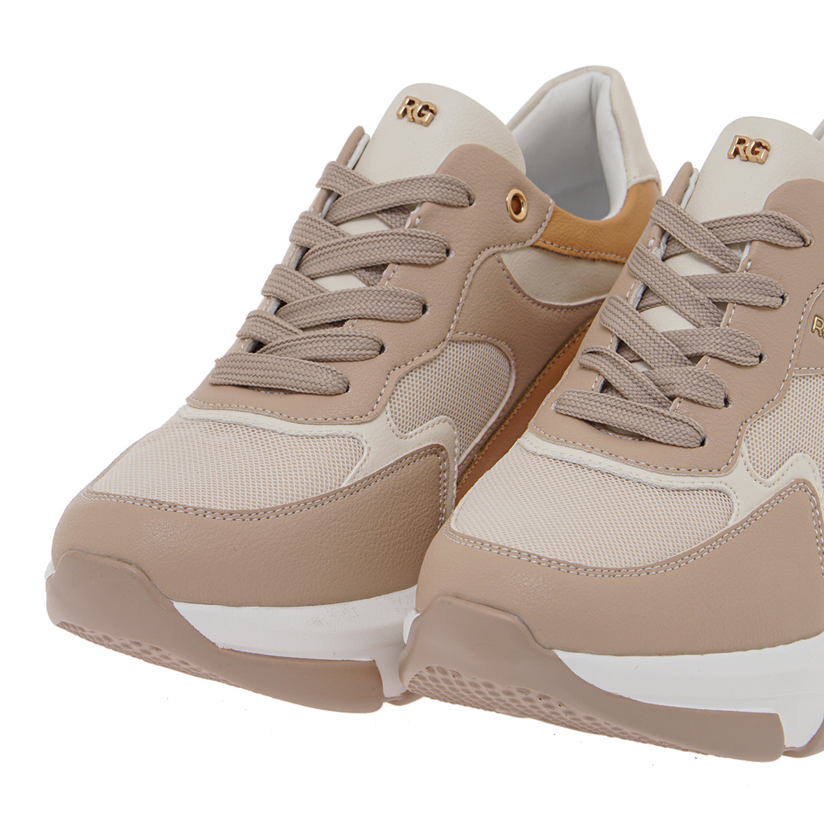 Sneaker για γυναίκα μπέζ κάμελ Renato Garini  Q119R2123206