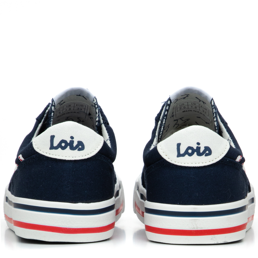 Sneaker για αγόρι πάνινο μπλέ Lois 60166