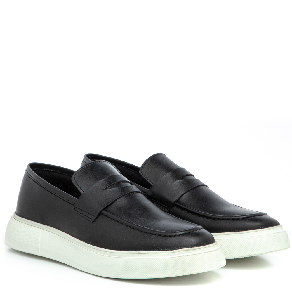 Ανδρικό Loafer ταμπά δέρμα Giovanni Morelli  Q507U0032532